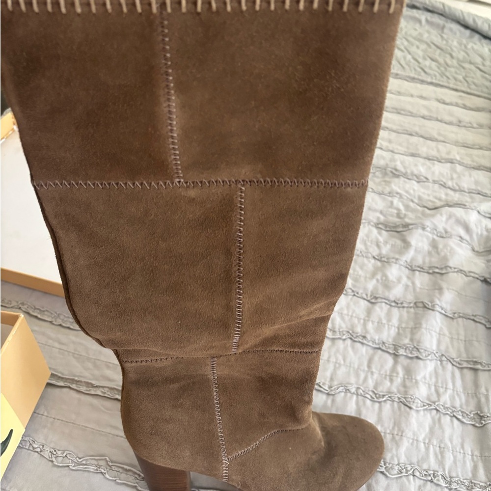 Coach Brown Suede Knee-High Boots